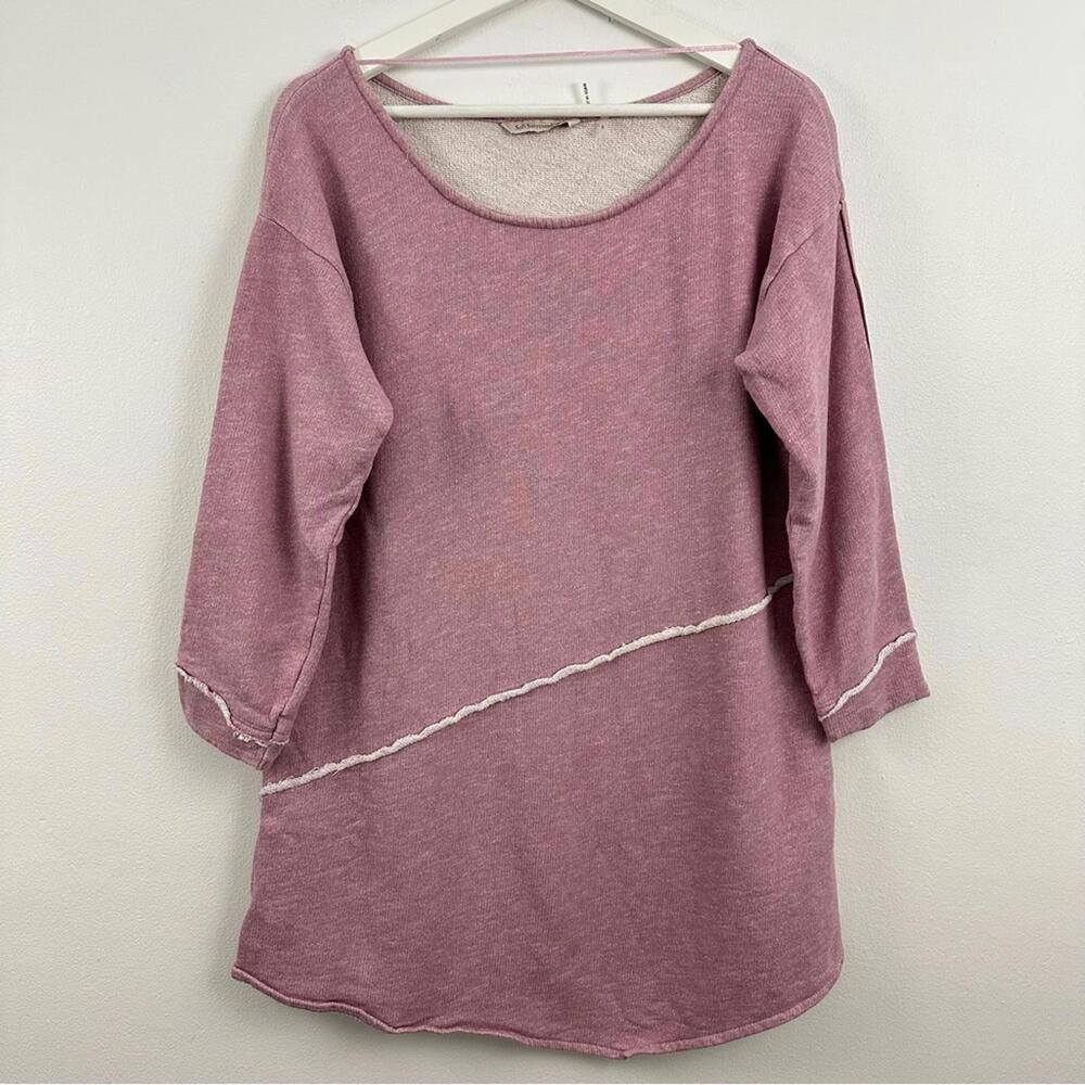 Soft Surroundings Rose Pink Tunic Sweatshirt Women's Size S